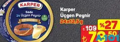 KARPER ÜÇGEN PEYNİR 24X12,5 G fiyat ve kampanya bilgisi